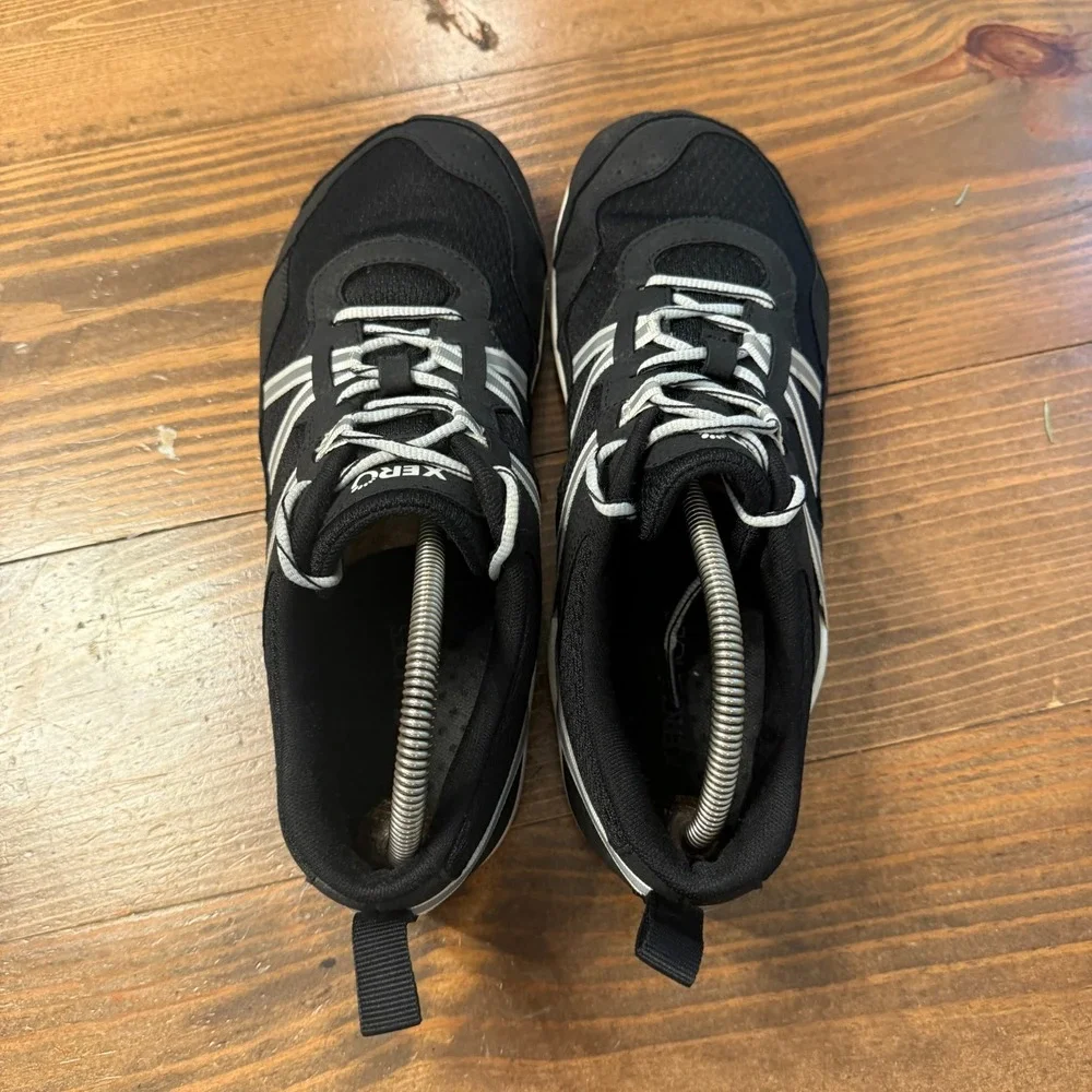 Xero Prio Barefoot‎ Minimalist Running Shoes Size 10 Black White Sneakers